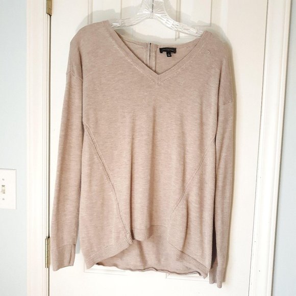 The Limited Womens Sweater Size Small Tan V Neck - Picture 1 of 8